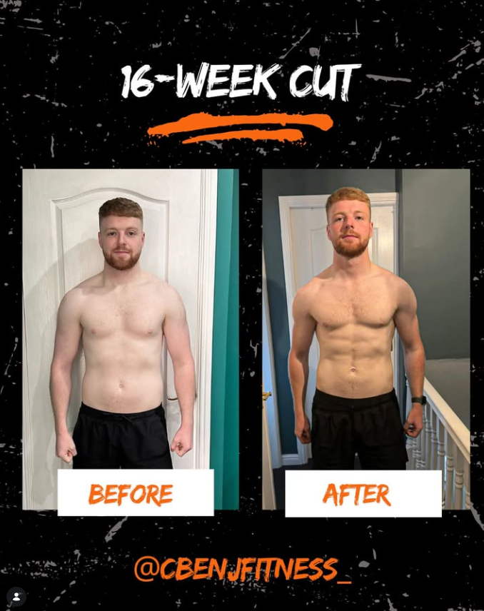 16-week client fitness transformation