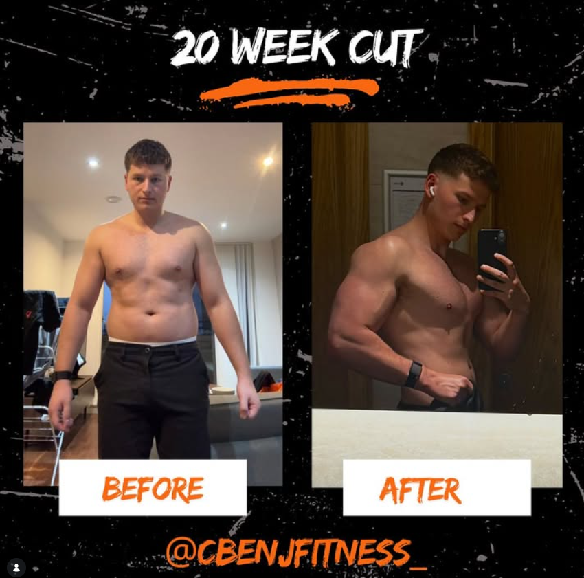 20-week client fitness transformation